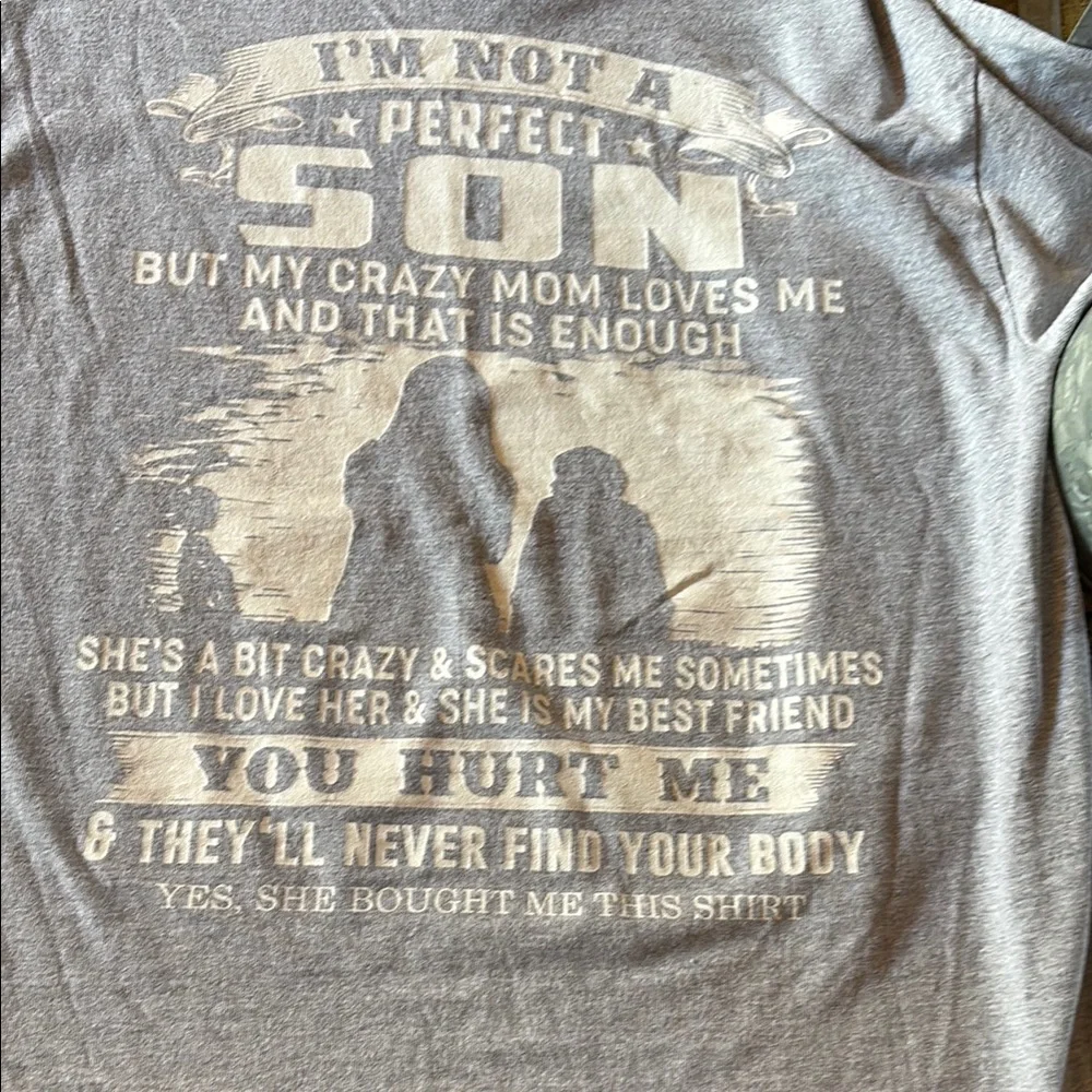 Gildan Gray Short Sleeve Tee - Picture 3 of 5